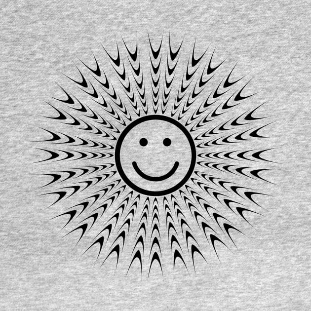 Trippy Smiley Face by SillyShirts